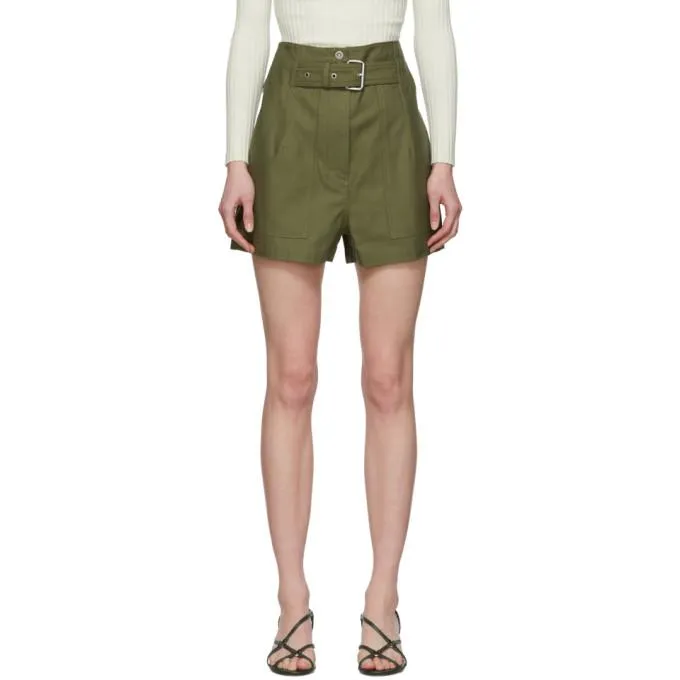 3.1 Phillip Lim Khaki Belted Cargo Short