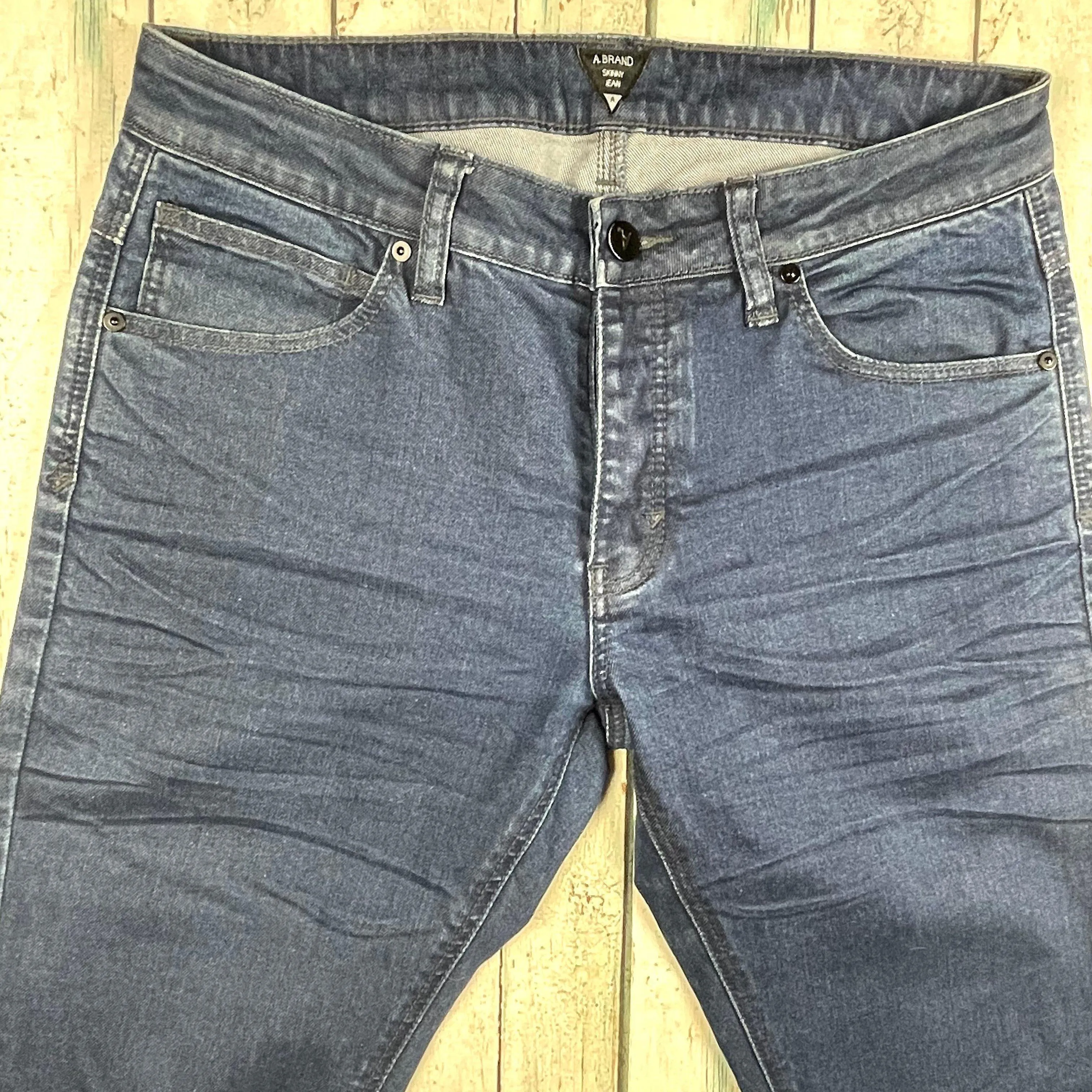 A Brand Men's Classic Straight Leg Jeans - Size 30