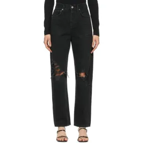 AGOLDE Black 90s Mid-Rise Loose Fit Jeans