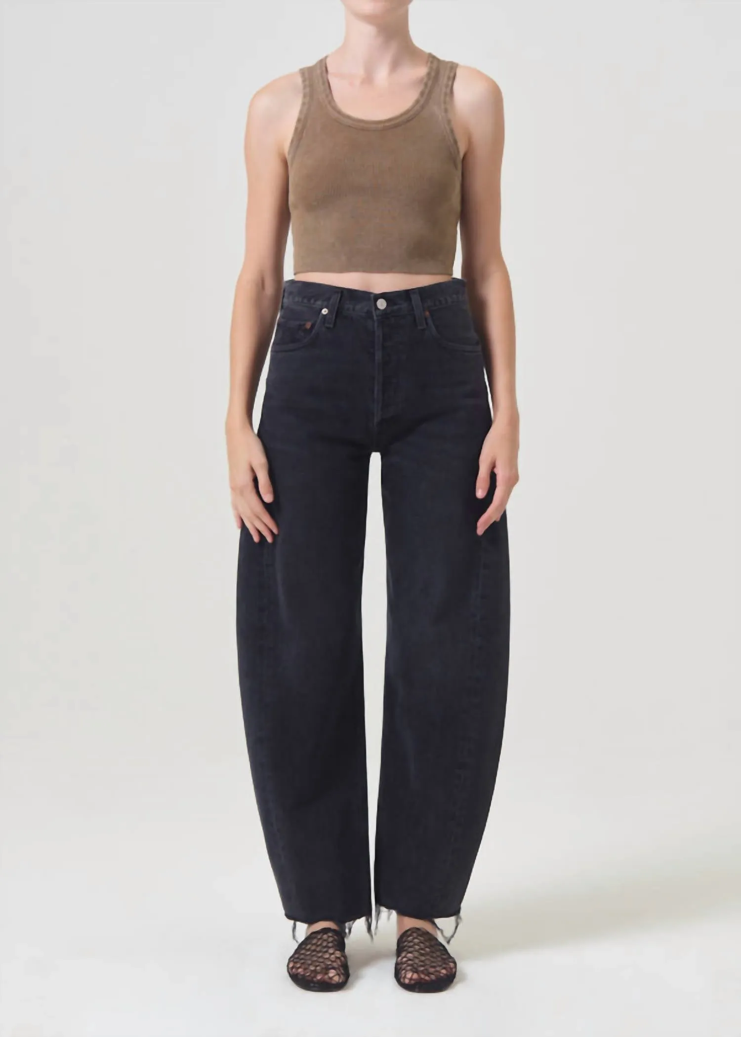Agolde - Luna Pieced Wide Leg Jeans