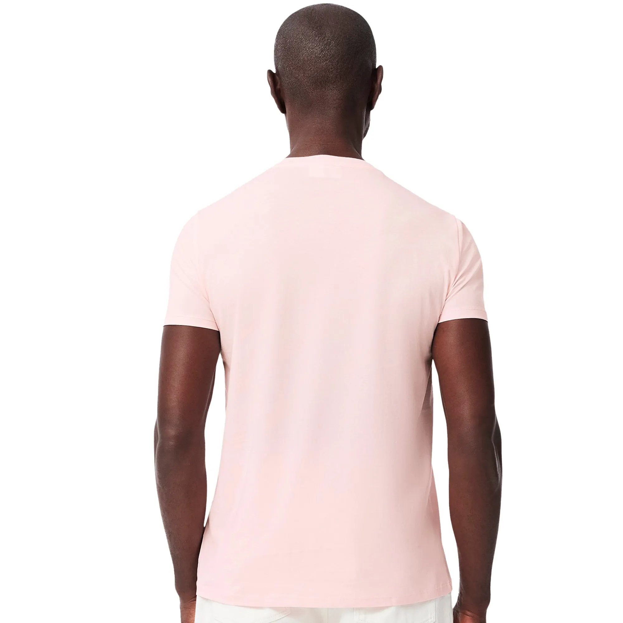 Lacoste Cotton Pima Crew Neck T-Shirt Light Pink