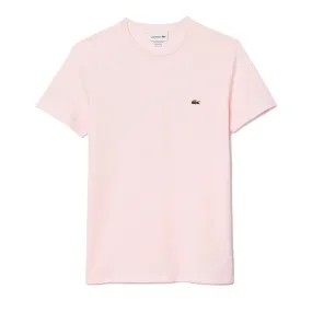 Lacoste Cotton Pima Crew Neck T-Shirt Light Pink