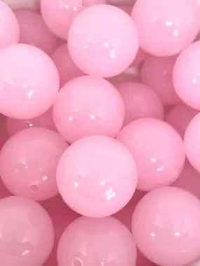 Large Bubblegum Pink Chunky Beads for Jewelry Making, 20mm Beads, Chunky Necklace, Cute Beads, Large Beads for Statement Necklace