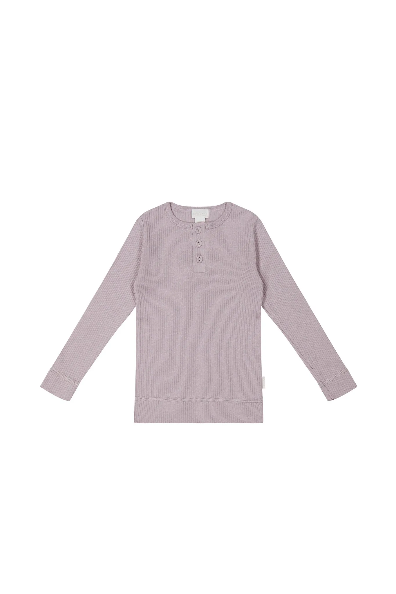 Organic Cotton Modal Long Sleeve Henley - Daydream