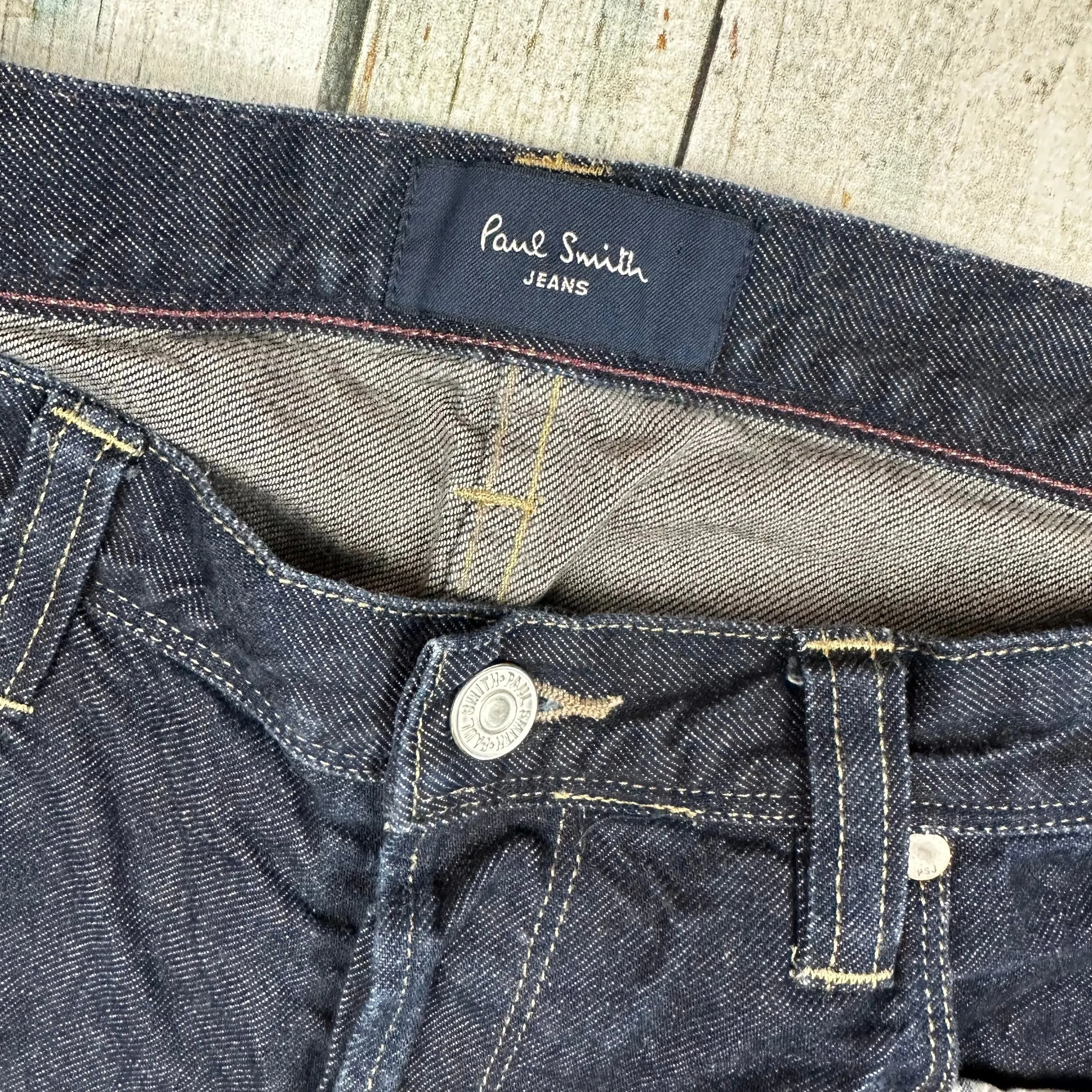 Paul Smith Jeans Straight Leg Dark Denim Jeans - Size 34R