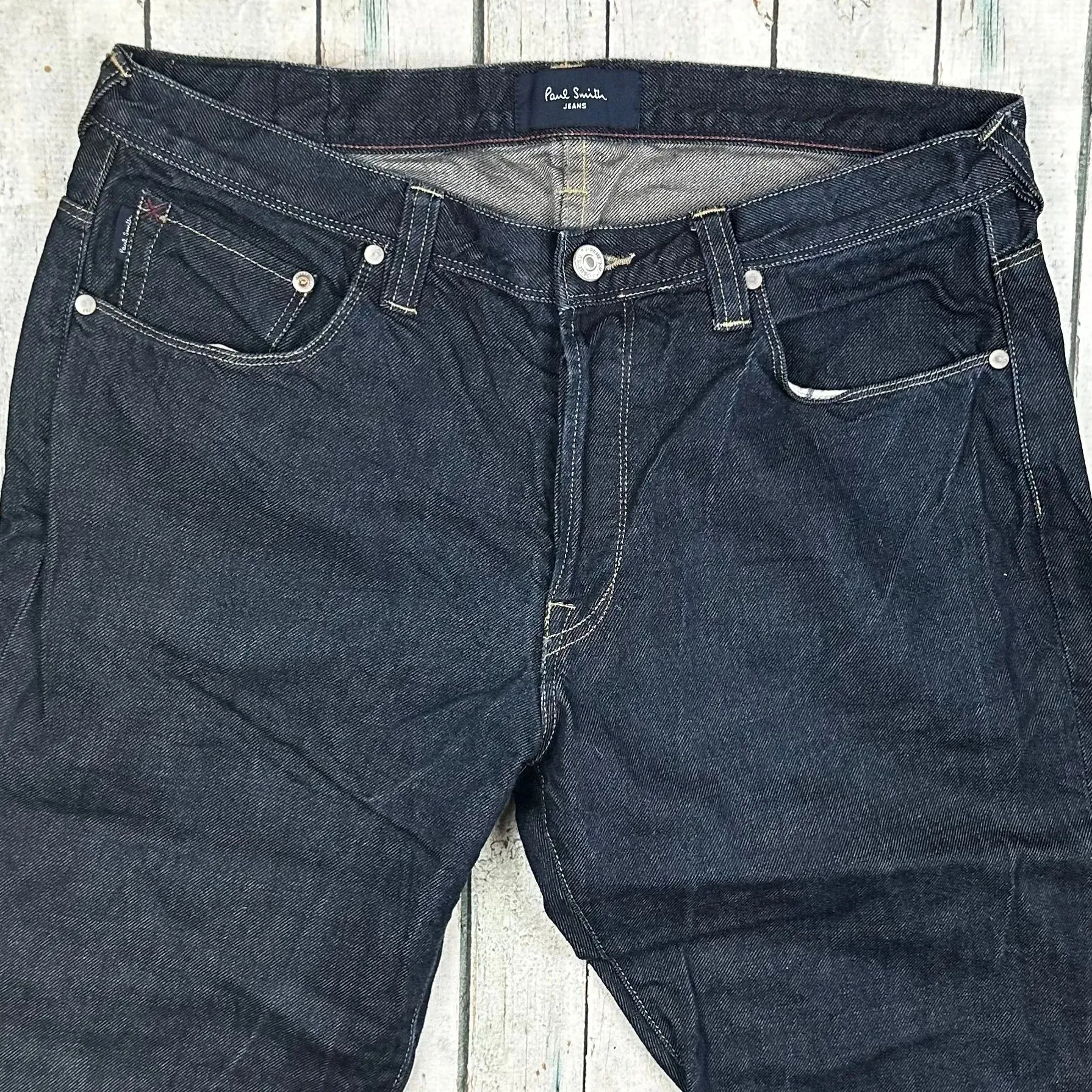 Paul Smith Jeans Straight Leg Dark Denim Jeans - Size 34R