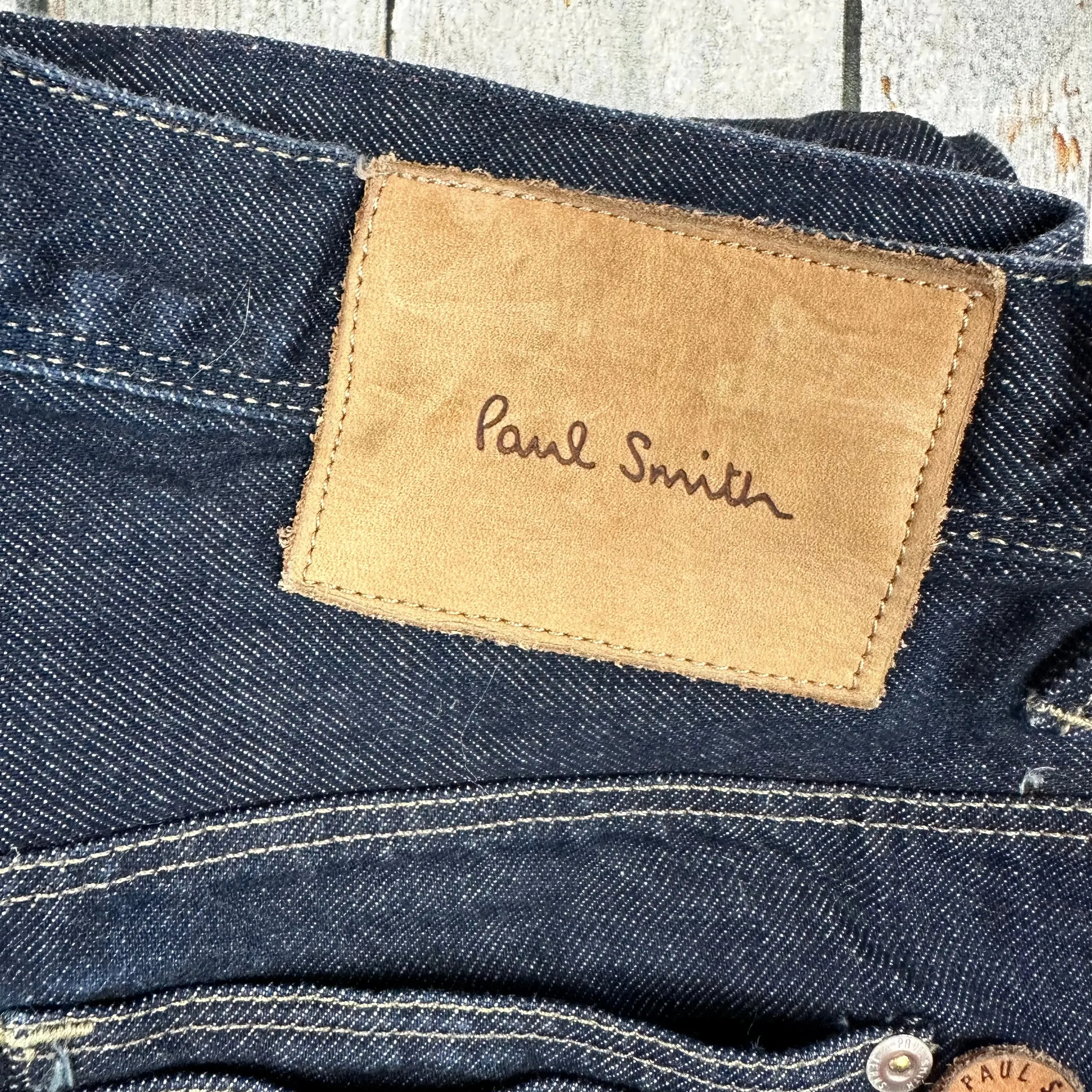 Paul Smith Jeans Straight Leg Dark Denim Jeans - Size 34R