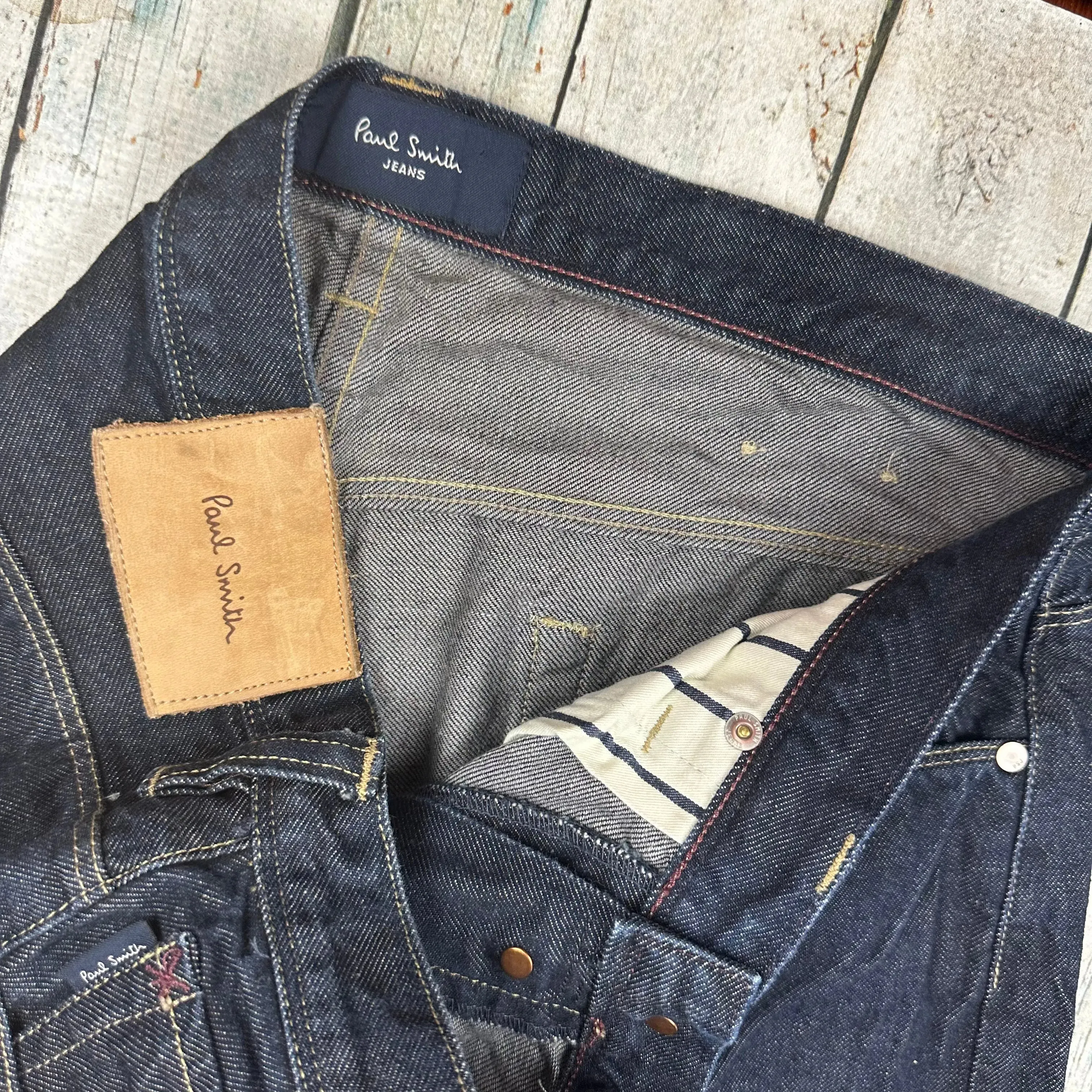 Paul Smith Jeans Straight Leg Dark Denim Jeans - Size 34R