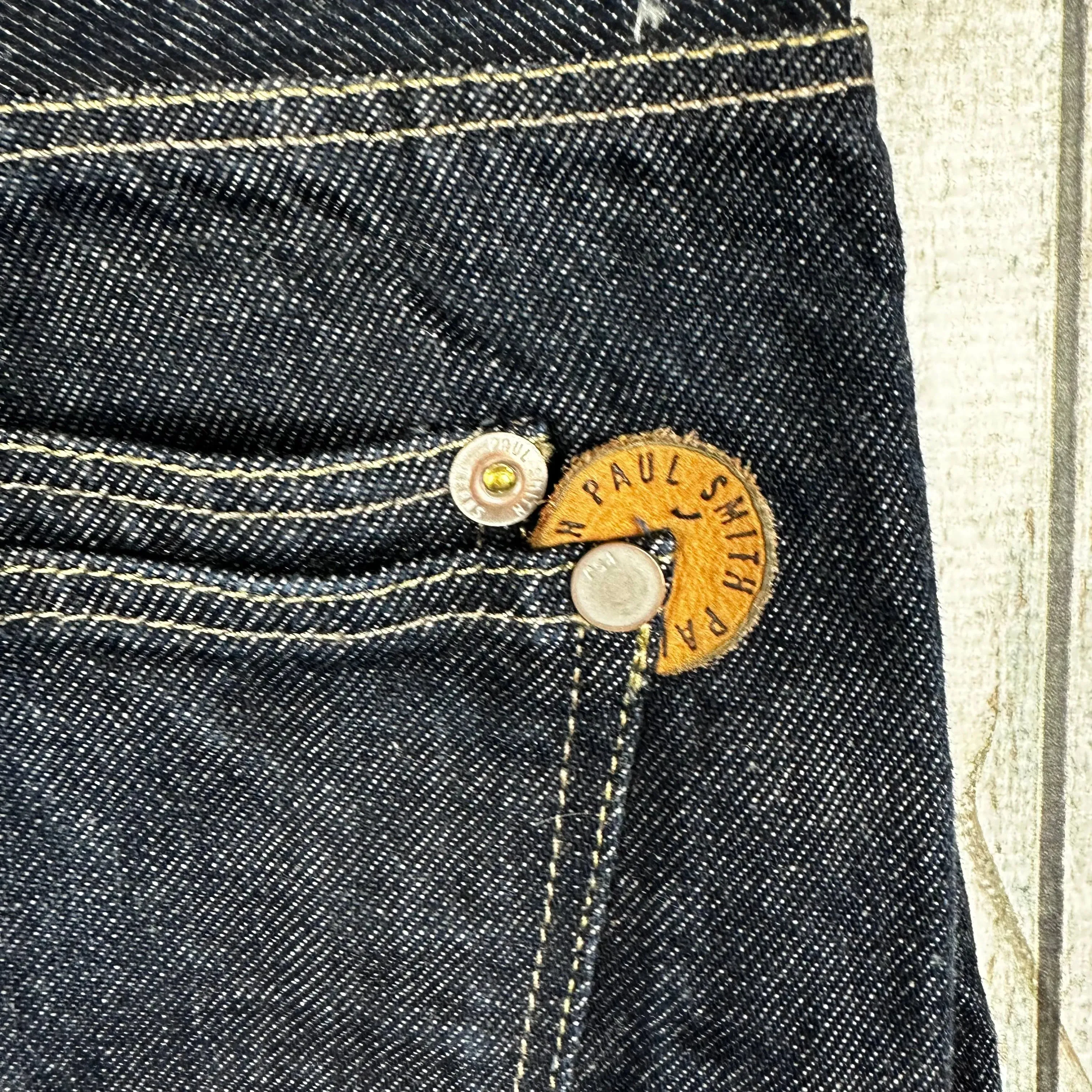 Paul Smith Jeans Straight Leg Dark Denim Jeans - Size 34R