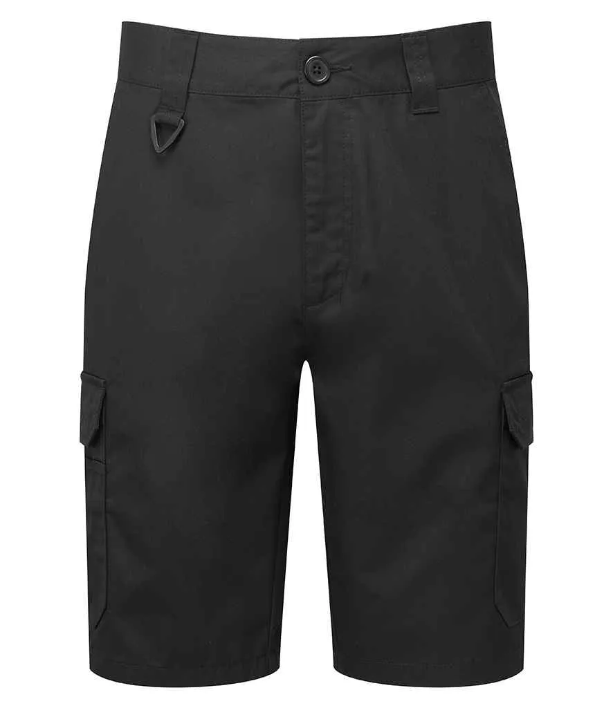 Premier Workwear Cargo Shorts | Black