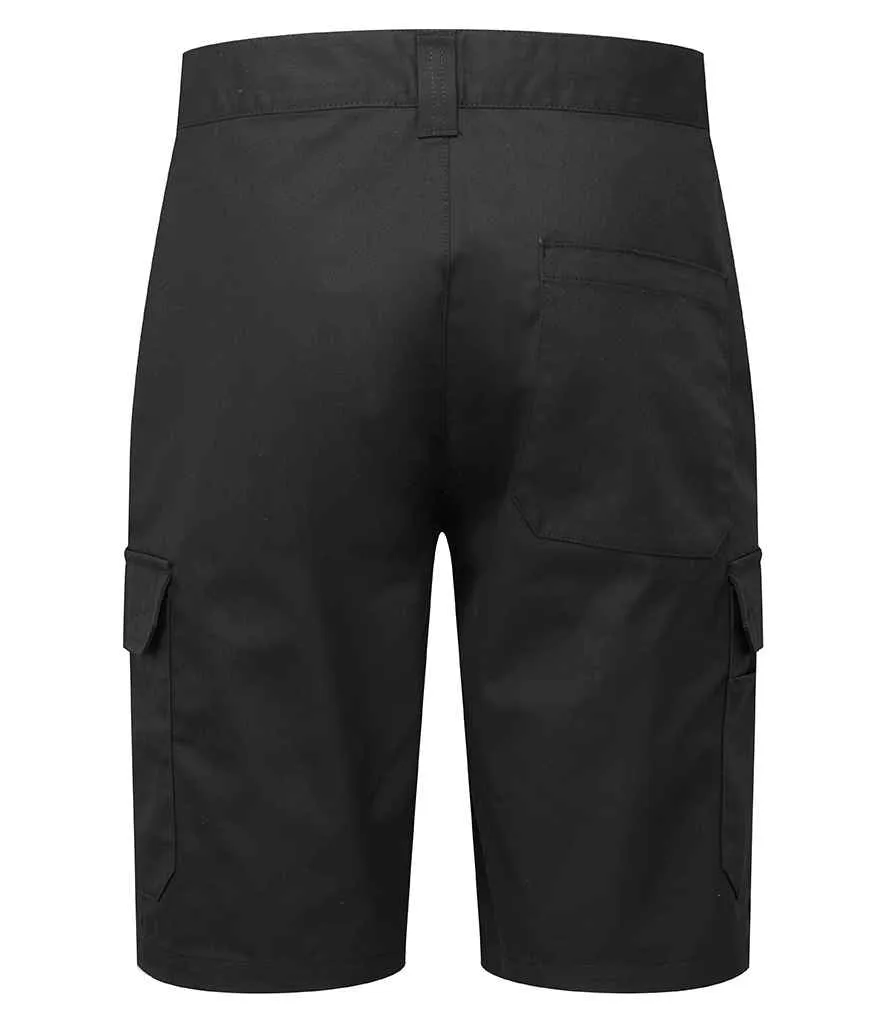 Premier Workwear Cargo Shorts | Black