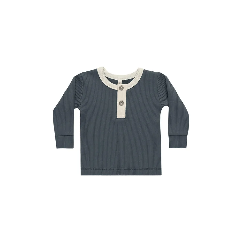 Ribbed Set | Indigo