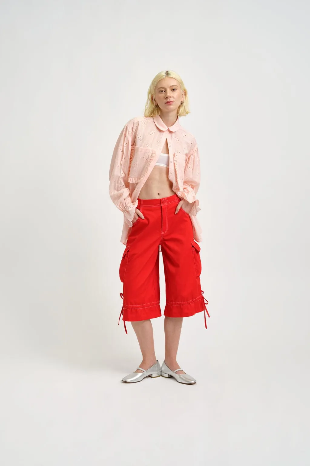 Roxy Short Red Twill