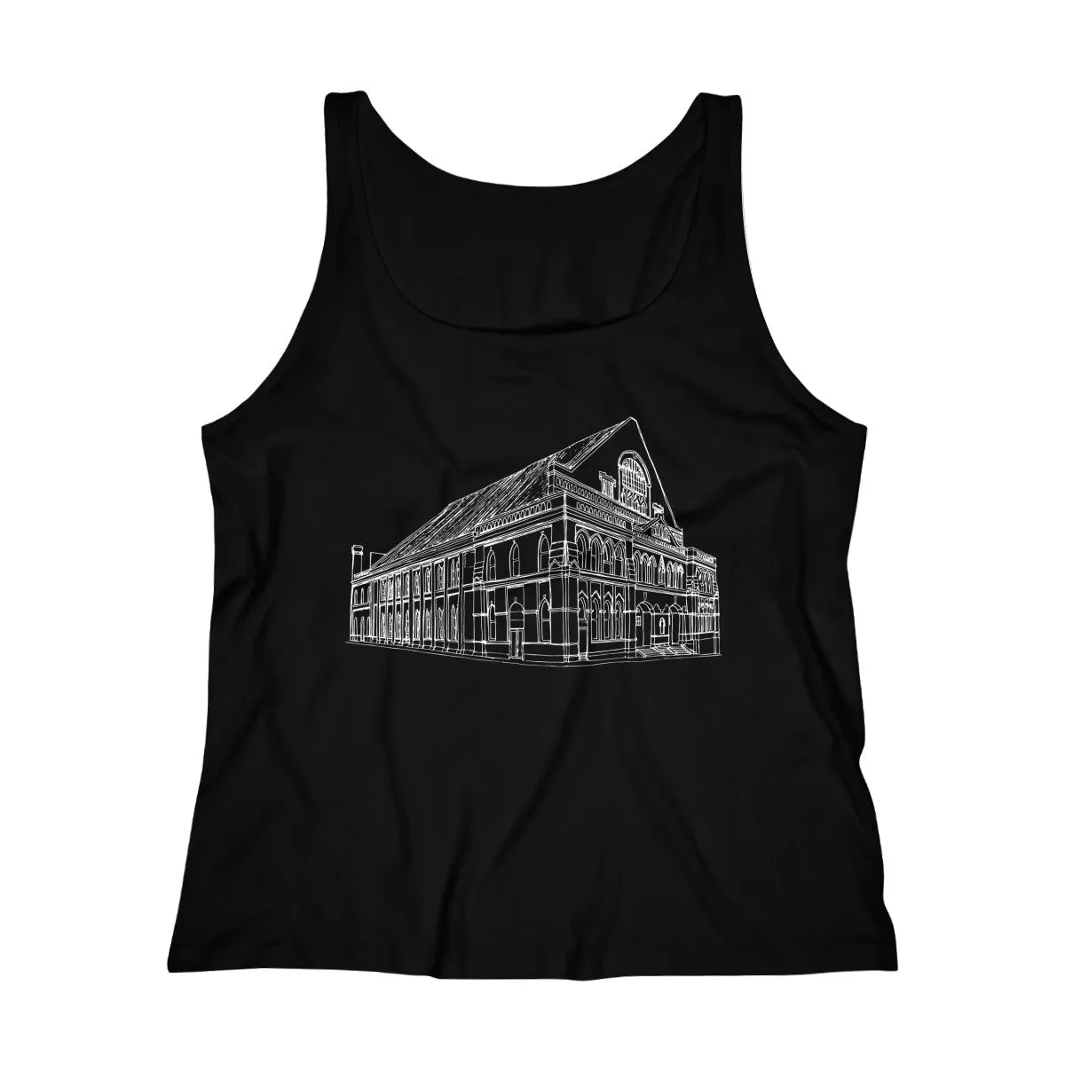 Ryman Auditorium - Women's Relaxed Jersey Tank Top