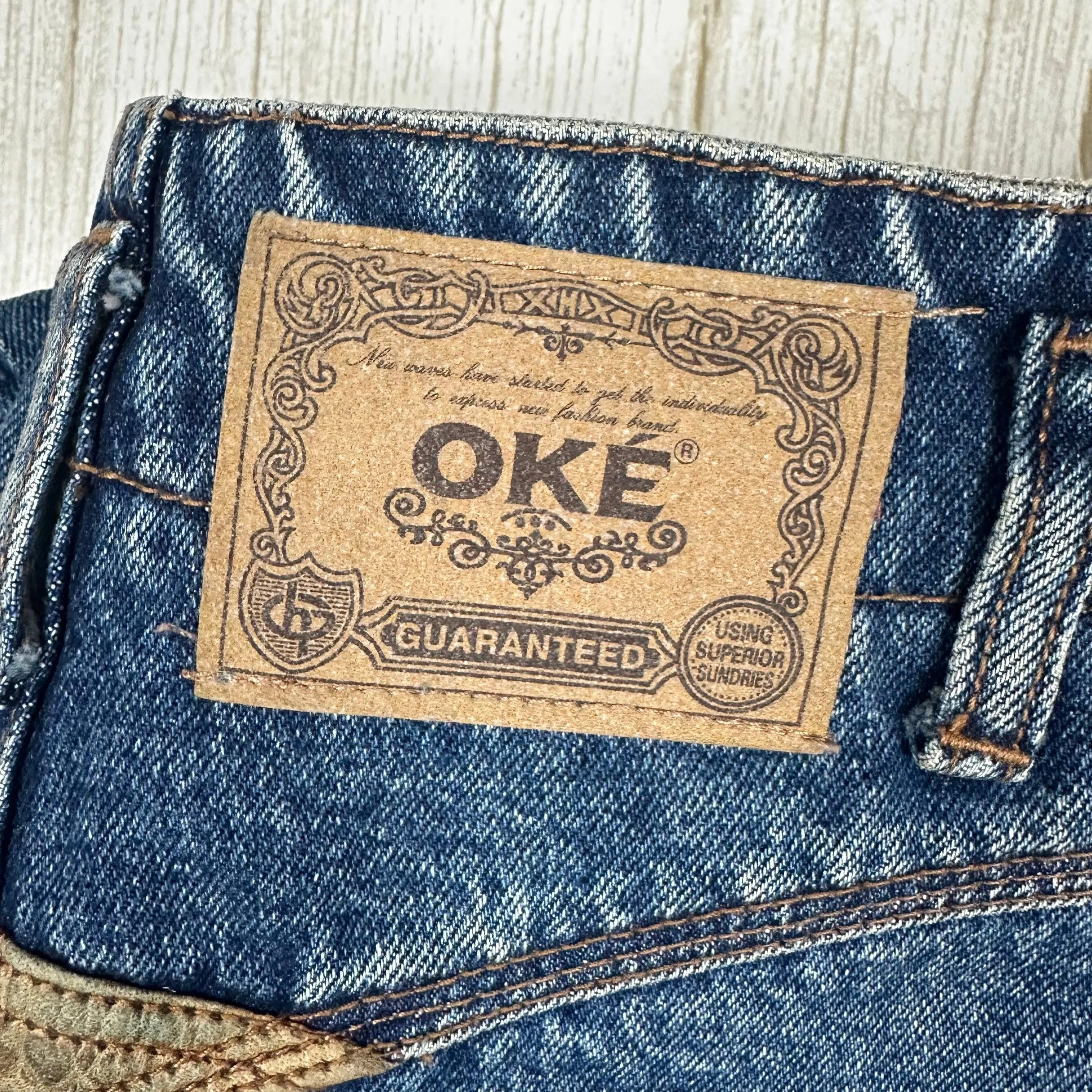 Vintage  80's Oke 'Mom' Relaxed Jeans- Suit Size  10/11