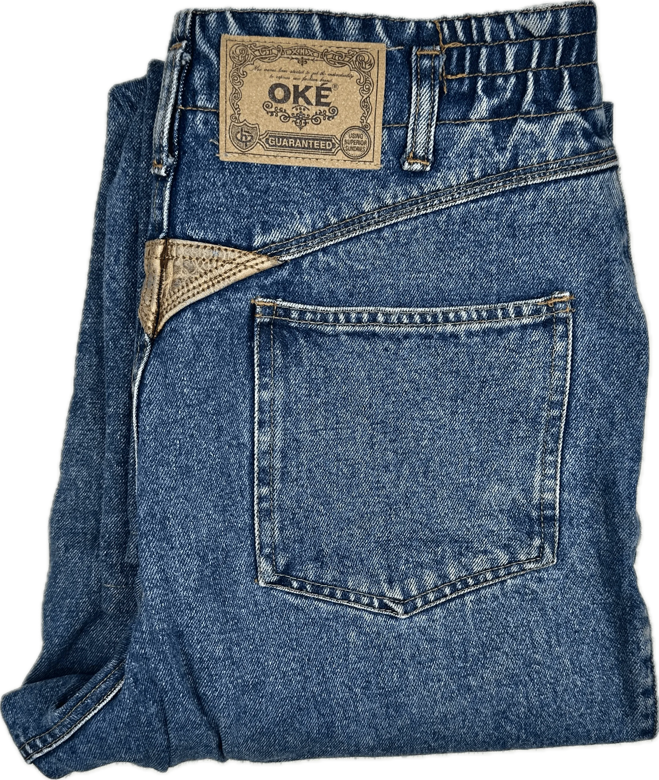 Vintage  80's Oke 'Mom' Relaxed Jeans- Suit Size  10/11