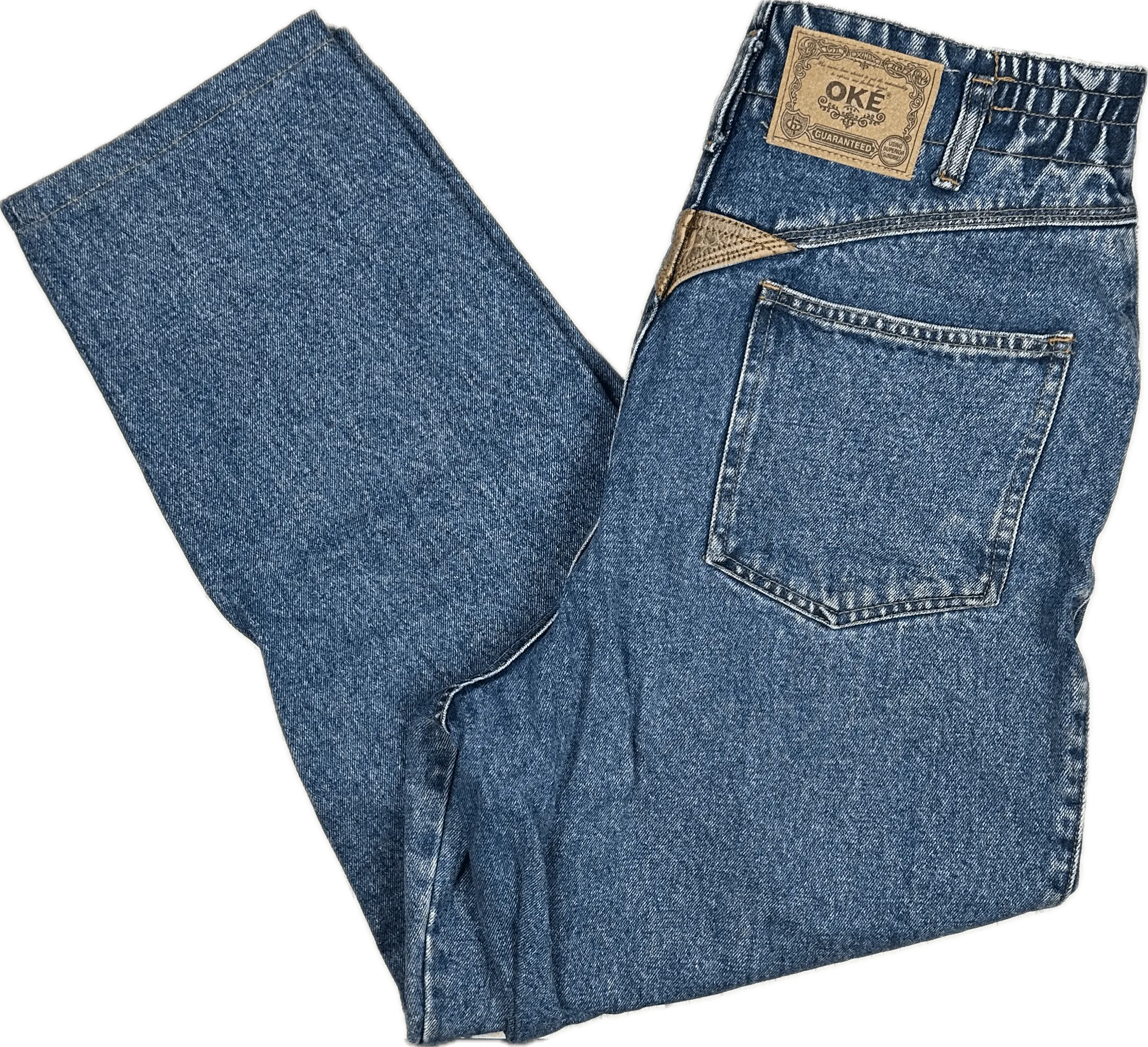 Vintage  80's Oke 'Mom' Relaxed Jeans- Suit Size  10/11